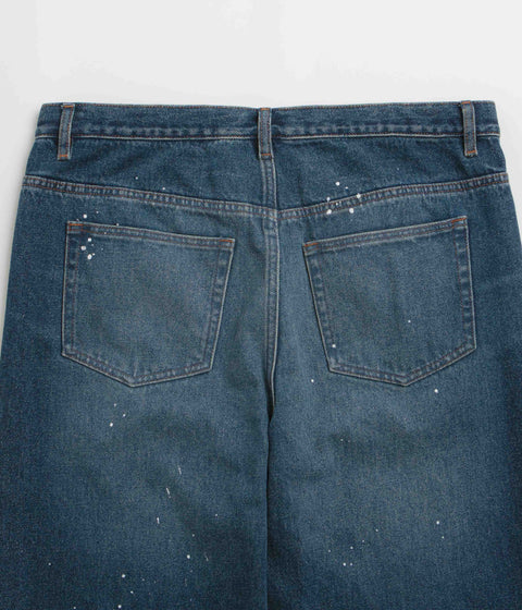 A.P.C. Relaxed H Jeans in Washed Indigo