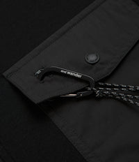 and wander Airly Warm Full Zip Fleece - Black thumbnail