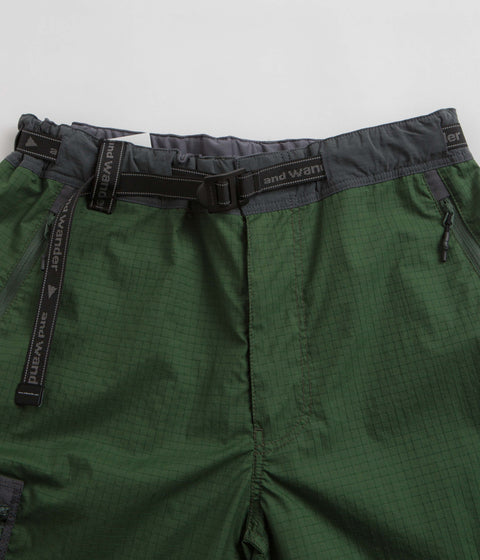 and wander Breath Rip Shorts in Green