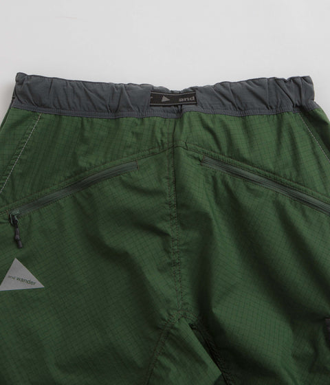 and wander Breath Rip Shorts in Green