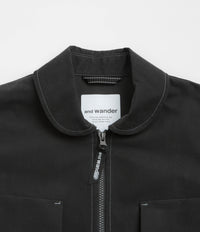 and wander C PE Twill Field Jacket - Black thumbnail