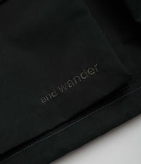 and wander C PE Twill Field Jacket - Black thumbnail