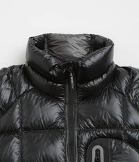 and wander Diamond Stitch Down Jacket - Black thumbnail