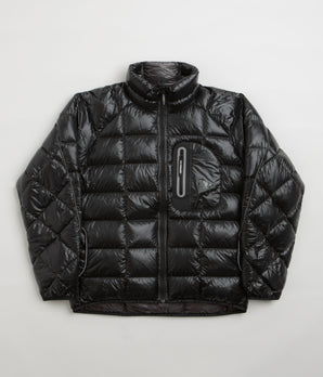 and wander Diamond Stitch Down Jacket - Black