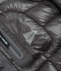 and wander Diamond Stitch Down Jacket - Grey thumbnail