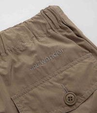 and wander Oversized Cargo Pants - Beige thumbnail