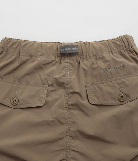 and wander Oversized Cargo Pants in Beige