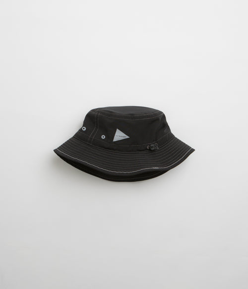 and wander PE CO Bucket Hat - Black