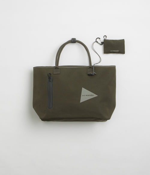 and wander PE CO Tote Bag - Dark Khaki