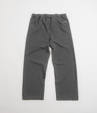 and wander PE Melange Twill Wide Pants - Grey thumbnail