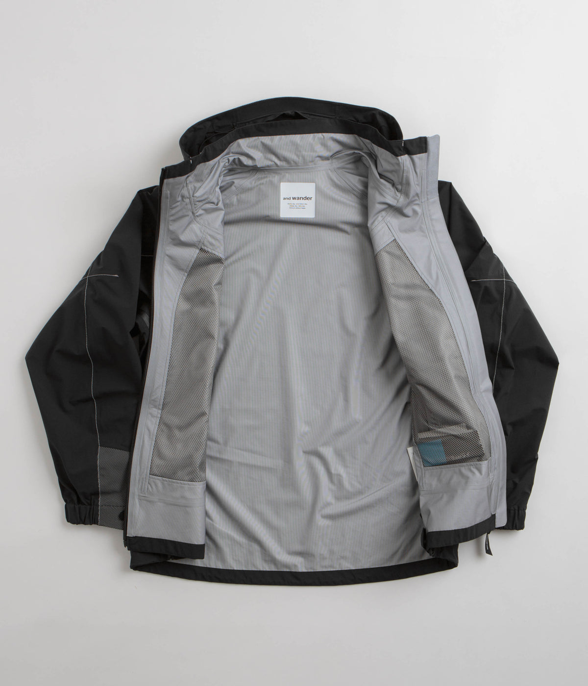 and wander Pertex Shield Rain Jacket - Black | Always in Colour