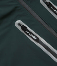 and wander Pertex Shield Rain Jacket - Dark Green thumbnail