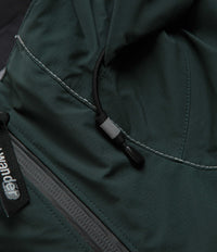 and wander Pertex Shield Rain Jacket - Dark Green thumbnail