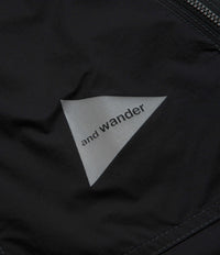 and wander Pertex Wind Jacket - Black thumbnail