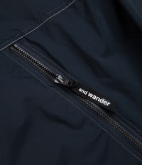 and wander Pertex Wind Jacket - Navy thumbnail