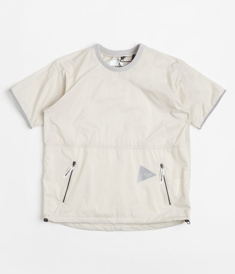 and wander Pertex Wind T-Shirt - Off White