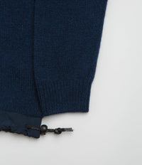 and wander Shetland Wool Sweatshirt - Blue thumbnail