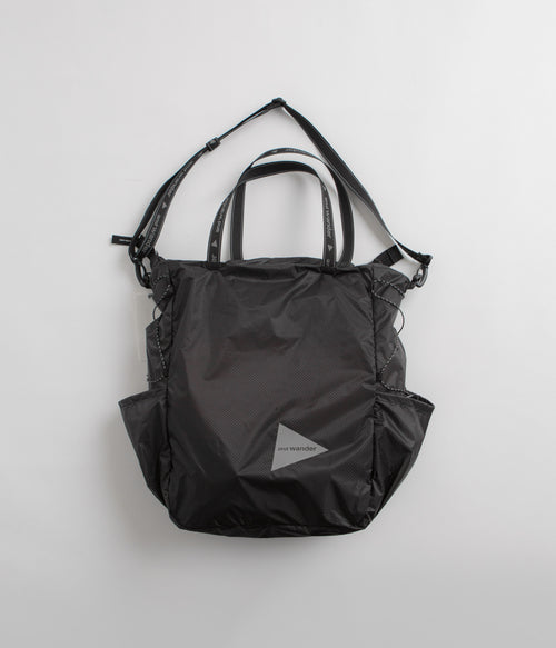and wander Sil Tote Bag - Charcoal