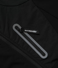 and wander Stretch Shell Jacket - Black thumbnail