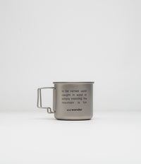 and wander Titanium Mug - Silver thumbnail