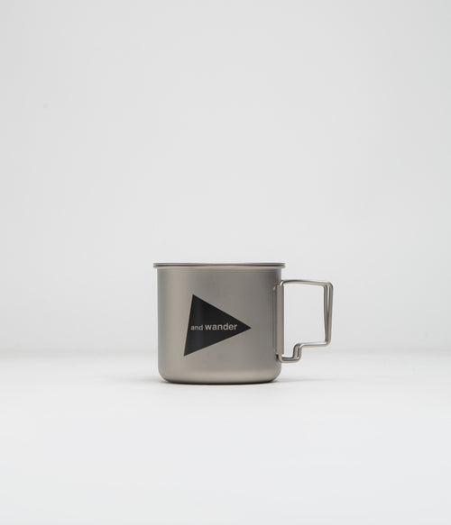 and wander Titanium Mug - Silver