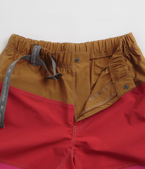 and wander Wave Shorts in Red