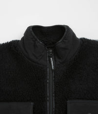 and wander Wool Boa Jacket - Black thumbnail