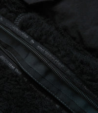 and wander Wool Boa Jacket - Black thumbnail