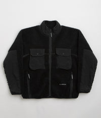 and wander Wool Boa Jacket - Black thumbnail