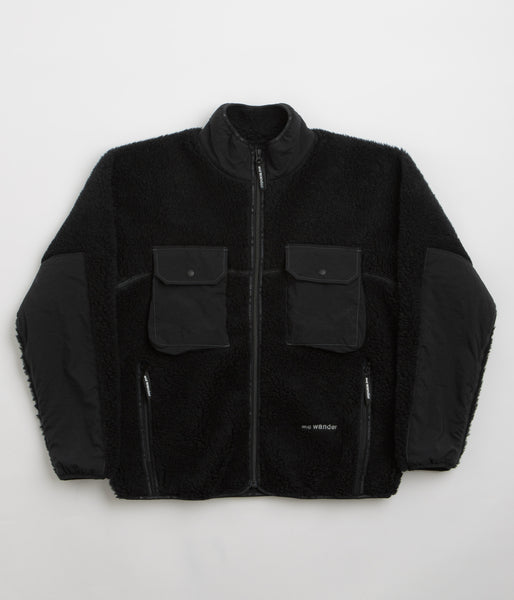 【美品】ballaholic Logo Boa Jacket 黒/黒 XL 美品】ballaholic Logo Boa Jacket 黒/黒 XL