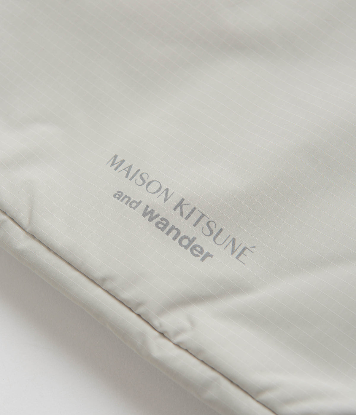 and wander x Maison Kitsune Sacoche - Light Beige | Always in Colour