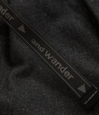 and wander x Maison Kitsune Cotton Wool Pants - Charcoal thumbnail