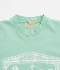 Aries Aged Ancient Column Crewneck Sweatshirt - Aqua thumbnail