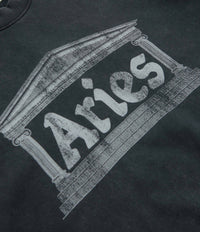 Aries Aged Ancient Column Crewneck Sweatshirt - Black / White thumbnail