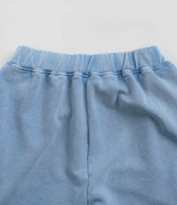 Aries Aged Ancient Column Sweat Shorts - Pale Blue thumbnail