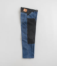Aries Colourblocked Carpenter Jeans - Black / Blue thumbnail