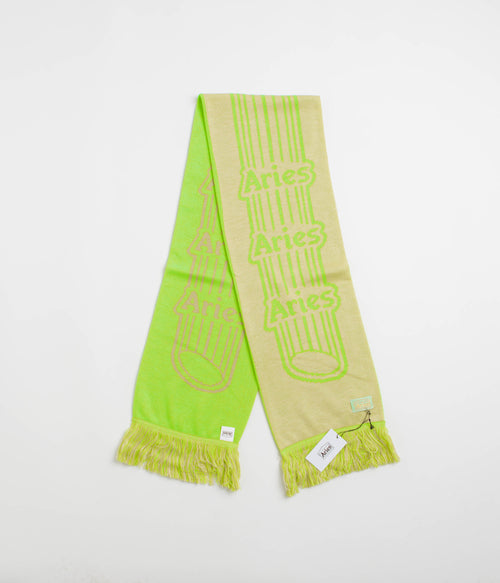 Aries Column Scarf - Fluoro Green