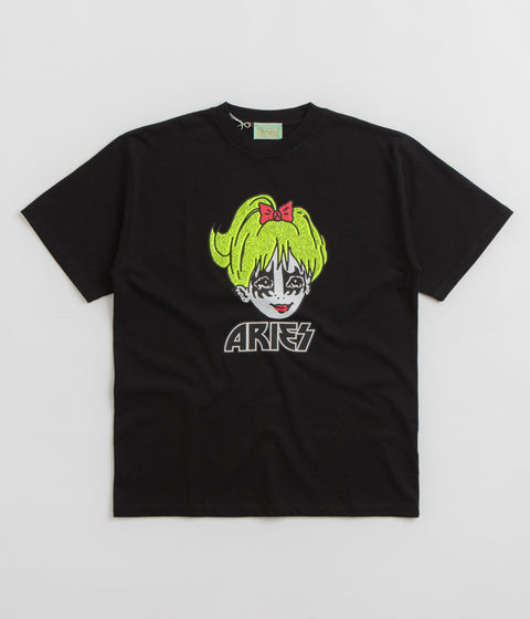 Aries Kiss T-Shirt - Black
