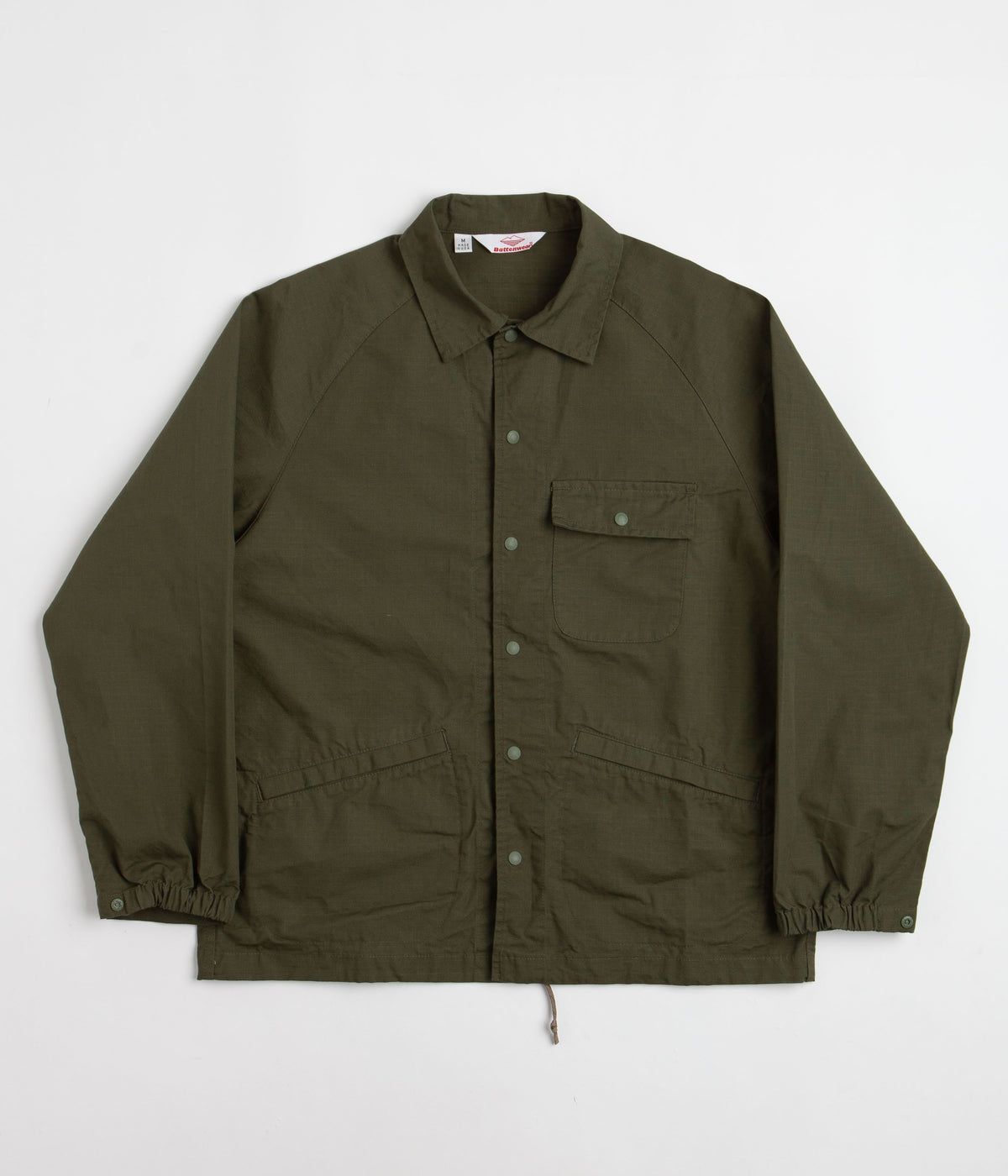 Battenwear Beach Breaker Jacket - Olive Drab Ripstop | Always in Colour