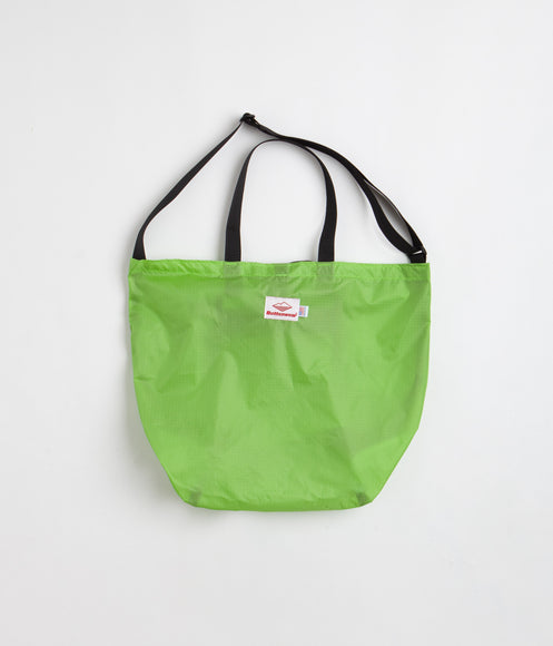 Battenwear Packable Tote Bag - Lime Green / Black