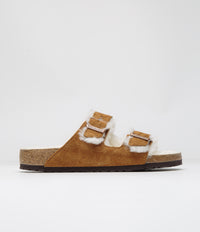 Birkenstock Arizona Shearling Sandals - Mink thumbnail