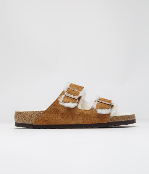 Birkenstock Arizona Shearling Sandals - Mink