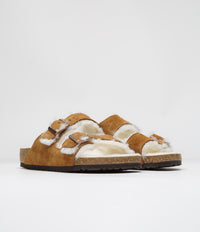 Birkenstock Arizona Shearling Sandals - Mink thumbnail