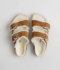 Birkenstock Arizona Shearling Sandals - Mink thumbnail