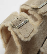 Birkenstock Arizona Shearling Sandals - Taupe thumbnail