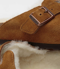 Birkenstock Boston Shearling Sandals - Mink thumbnail