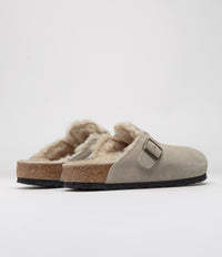 Birkenstock Boston Shearling Sandals - Taupe thumbnail