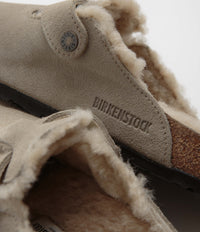 Birkenstock Boston Shearling Sandals - Taupe thumbnail