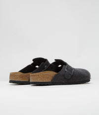 Birkenstock Boston Wool Sandals - Anthracite thumbnail