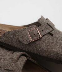 Birkenstock Boston Wool Sandals - Cacao thumbnail